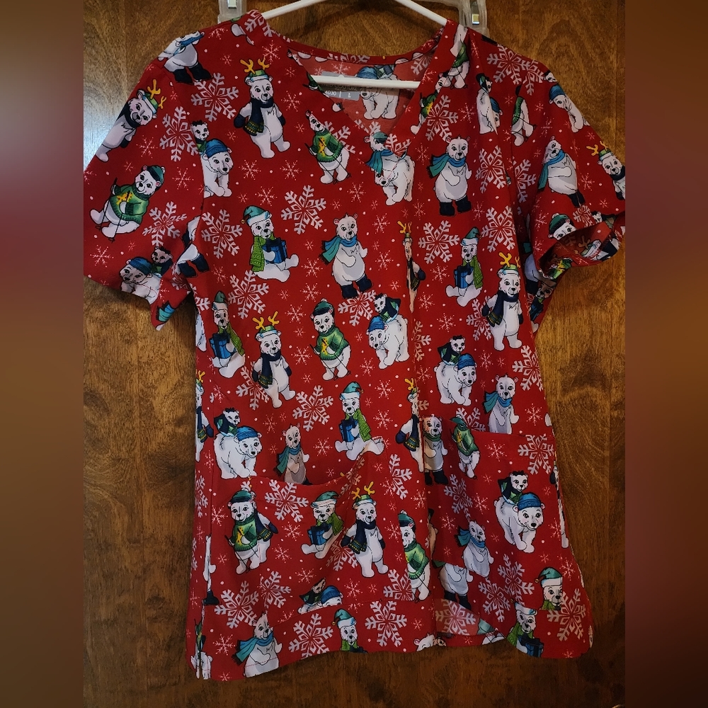 Med couture scrub top